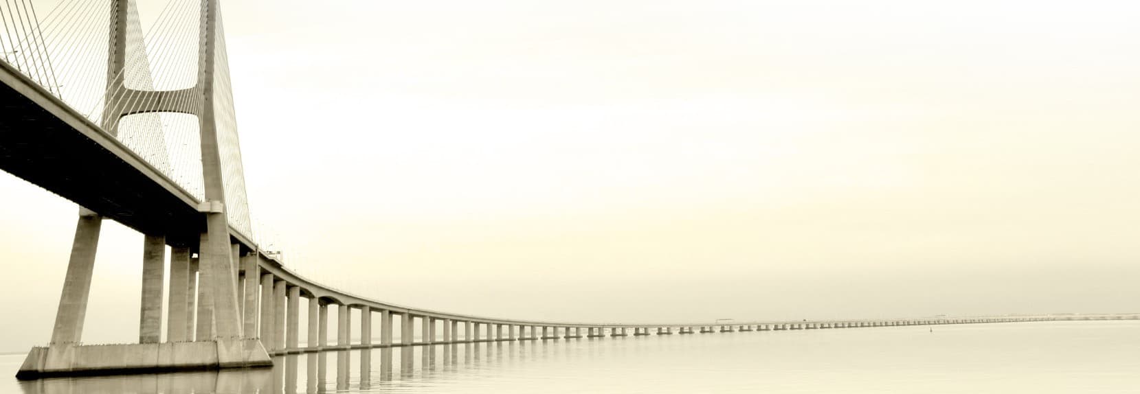 The Vasco da Gama Bridge, Lisbon